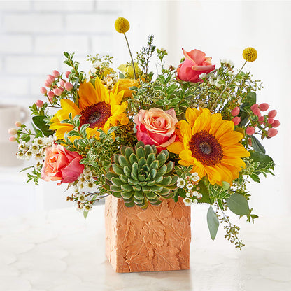 Sunflower Season Bouquet –  Valley Flower Shoppe, Waverly NY