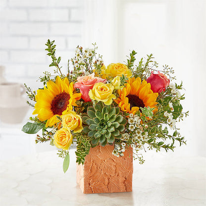Sunflower Season Bouquet –  Valley Flower Shoppe, Waverly NY