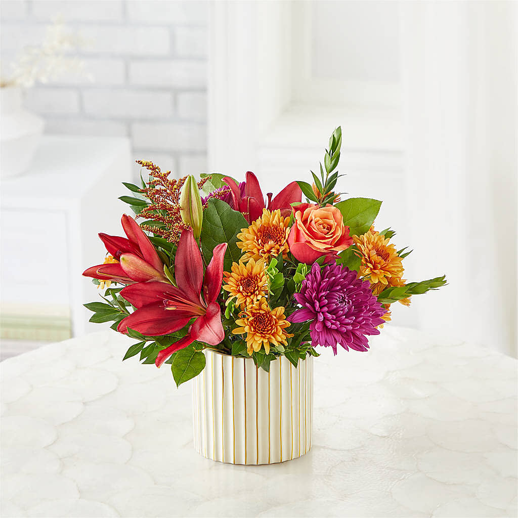 Burgundy Landscape Bouquet –  Valley Flower Shoppe, Waverly NY
