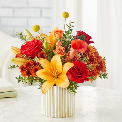 Scarlet Skies Bouquet –  Valley Flower Shoppe, Waverly NY