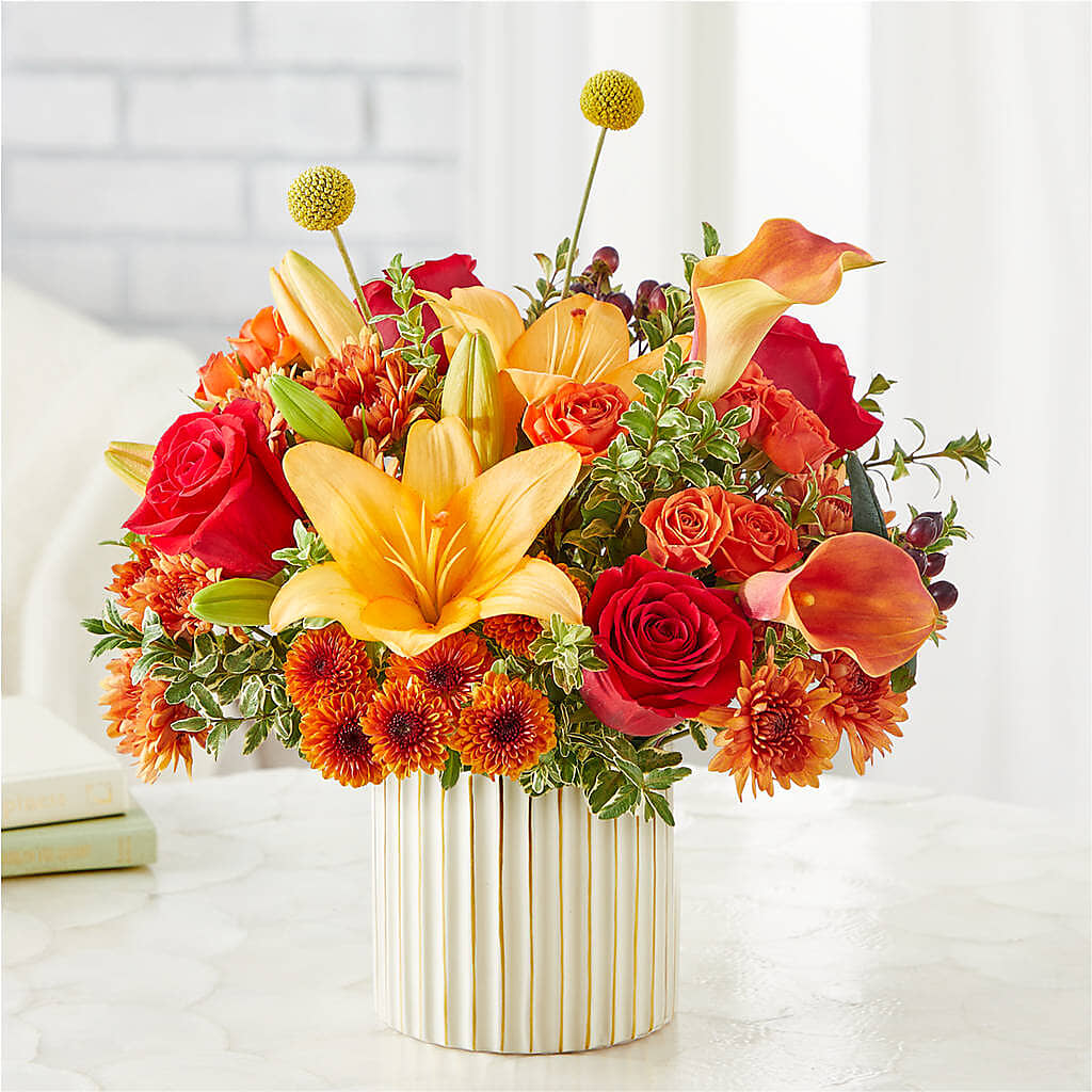 Scarlet Skies Bouquet –  Valley Flower Shoppe, Waverly NY