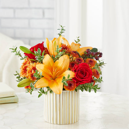 Scarlet Skies Bouquet –  Valley Flower Shoppe, Waverly NY