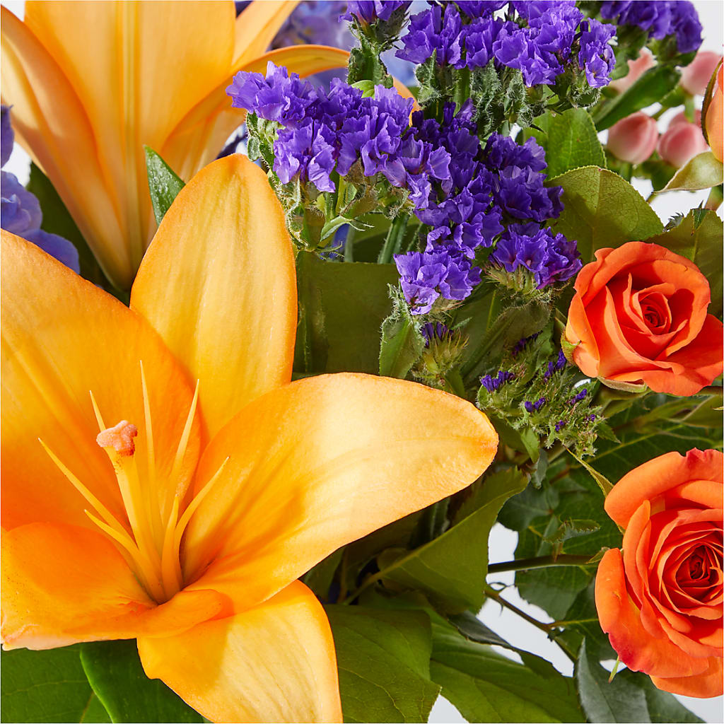 Radiant Citrus Bouquet –  Valley Flower Shoppe, Waverly NY