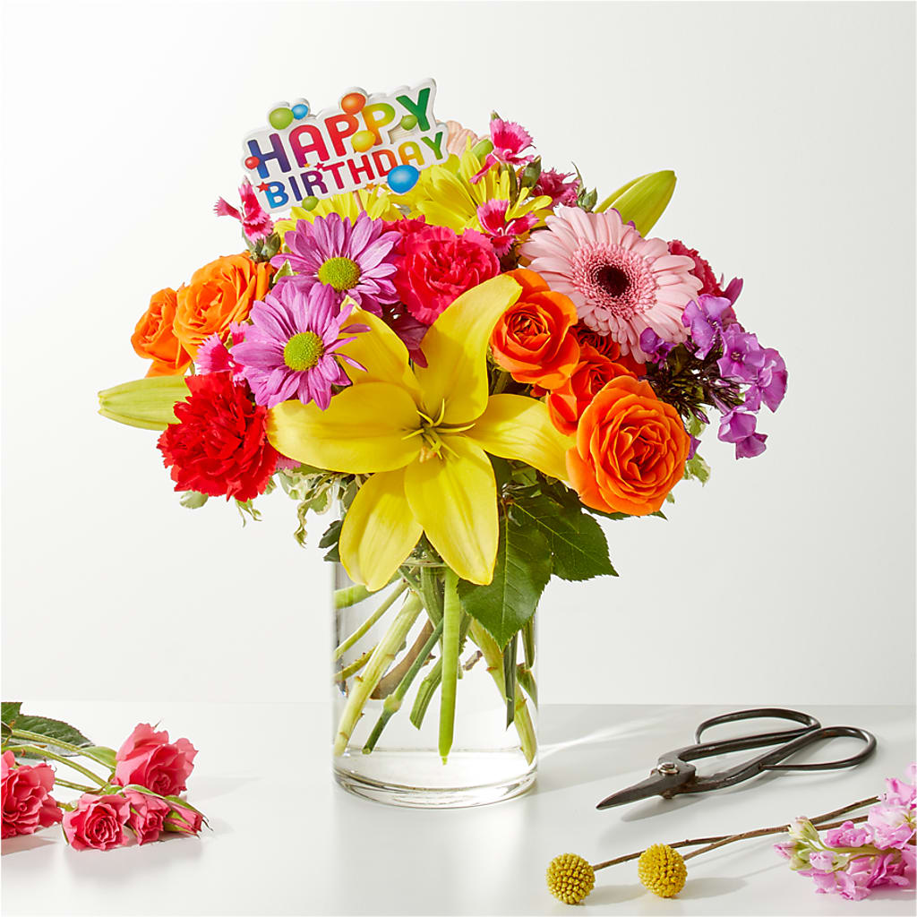Cue the Confetti - A Florist Original –  Valley Flower Shoppe, Waverly NY
