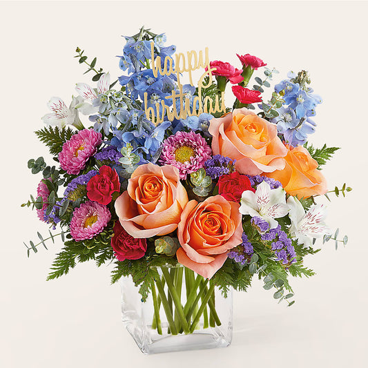 Birthday Bash Bouquet –  Valley Flower Shoppe, Waverly NY