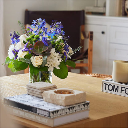 Cerulean Waves Bouquet –  Valley Flower Shoppe, Waverly NY