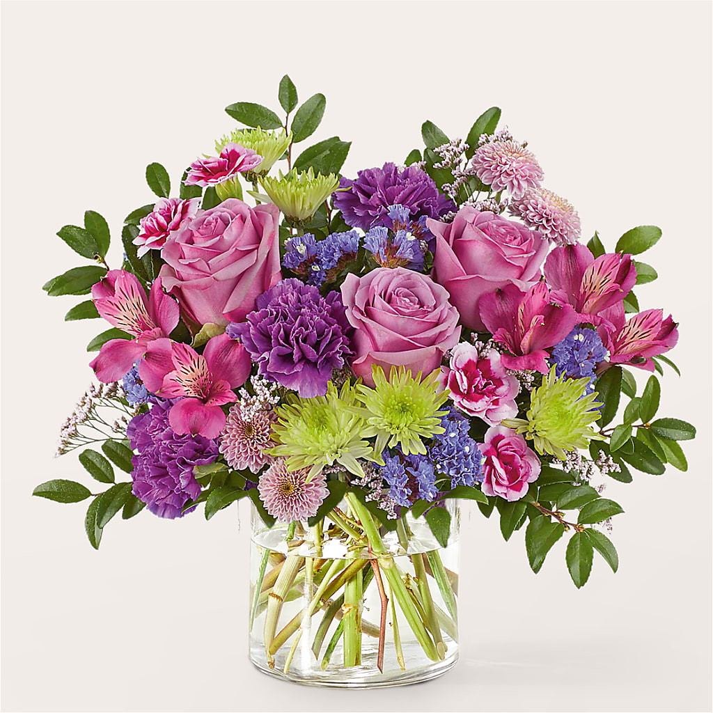 Glass Half Full Bouquet –  Valley Flower Shoppe, Waverly NY