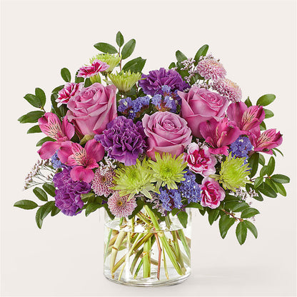 Glass Half Full Bouquet –  Valley Flower Shoppe, Waverly NY
