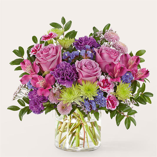 Glass Half Full Bouquet –  Valley Flower Shoppe, Waverly NY