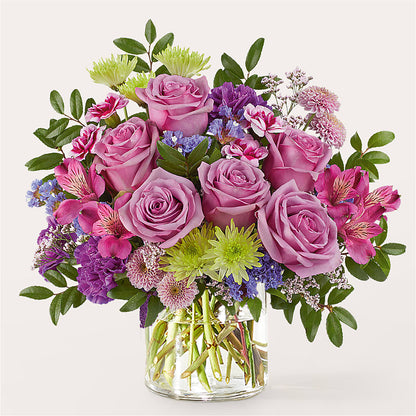 Glass Half Full Bouquet –  Valley Flower Shoppe, Waverly NY