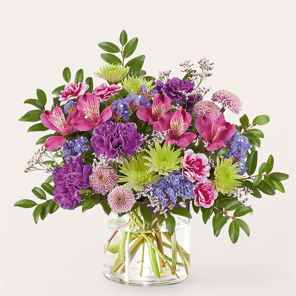 Glass Half Full Bouquet –  Valley Flower Shoppe, Waverly NY