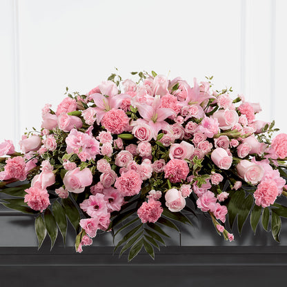 Garden of Comfort Casket Spray (Standard) –  Valley Flower Shoppe, Waverly NY