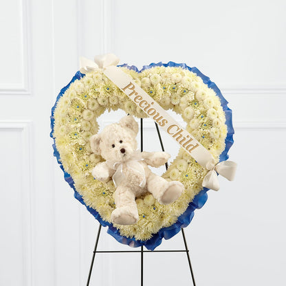 Precious Child Standing Heart –  Valley Flower Shoppe, Waverly NY