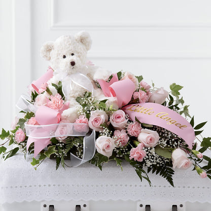 Touch of Sympathy Casket Spray –  Valley Flower Shoppe, Waverly NY