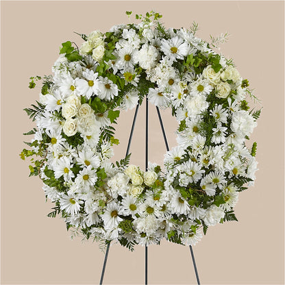 Faithful Wishes Wreath –  Valley Flower Shoppe, Waverly NY