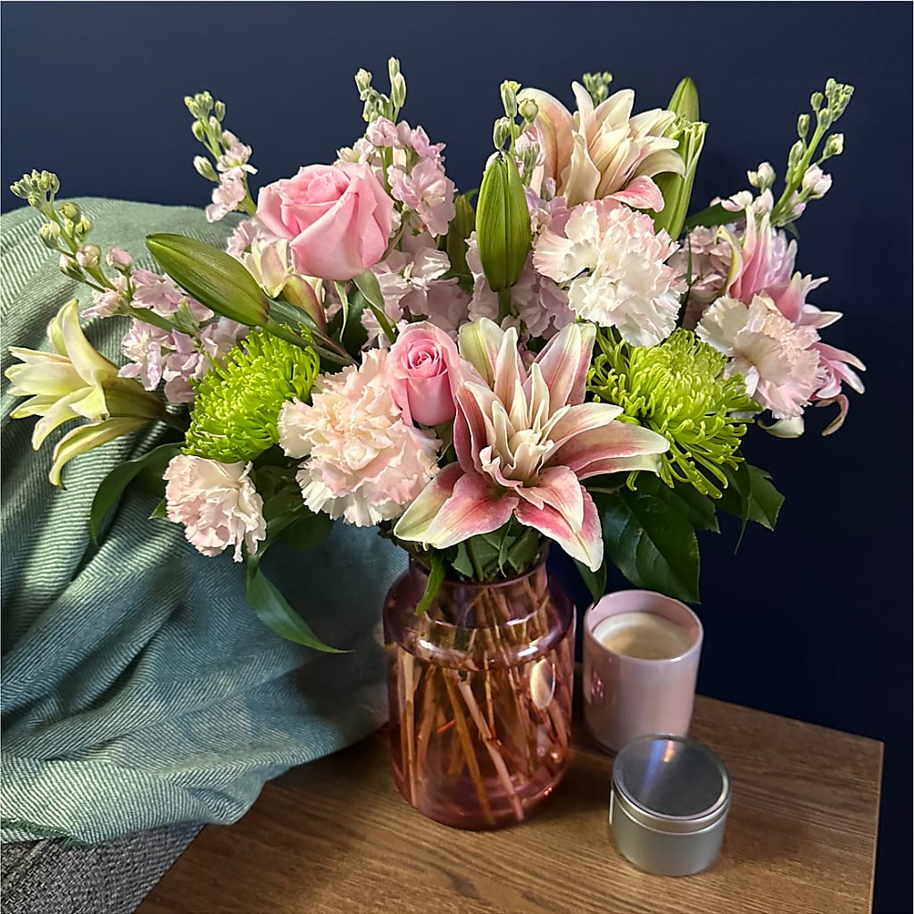 Pretty in Pink Bouquet –  Valley Flower Shoppe, Waverly NY