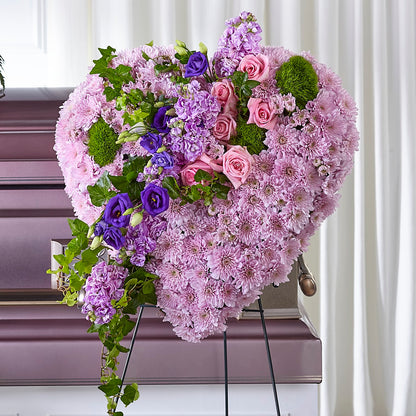 Treasured Love Standing Heart –  Valley Flower Shoppe, Waverly NY