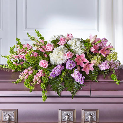 Life's Gratitude Casket Spray –  Valley Flower Shoppe, Waverly NY