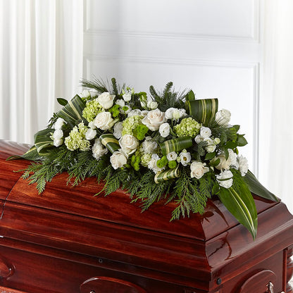 Hopeful Gesture Casket Spray –  Valley Flower Shoppe, Waverly NY