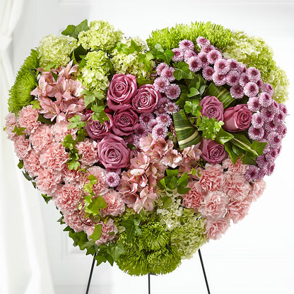 Heartwarming Standing Heart –  Valley Flower Shoppe, Waverly NY