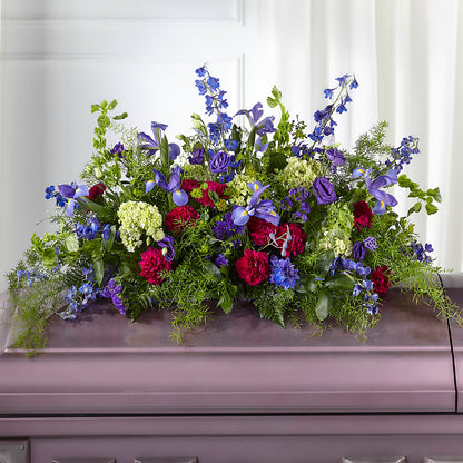 Always Treasured Casket Spray –  Valley Flower Shoppe, Waverly NY