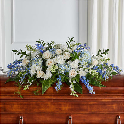 Timeless Essence Casket Spray –  Valley Flower Shoppe, Waverly NY