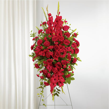 From the Heart Standing Spray –  Valley Flower Shoppe, Waverly NY