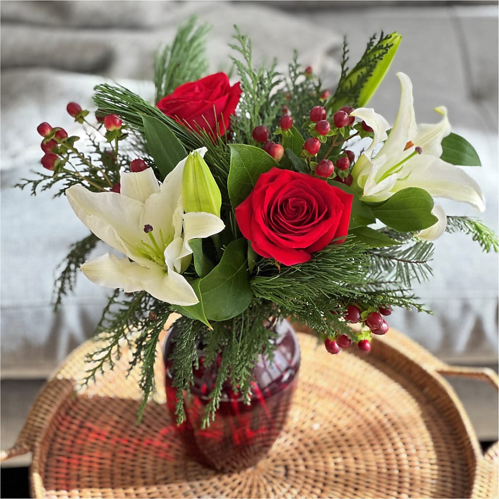 Evergreen Delight Bouquet –  Valley Flower Shoppe, Waverly NY