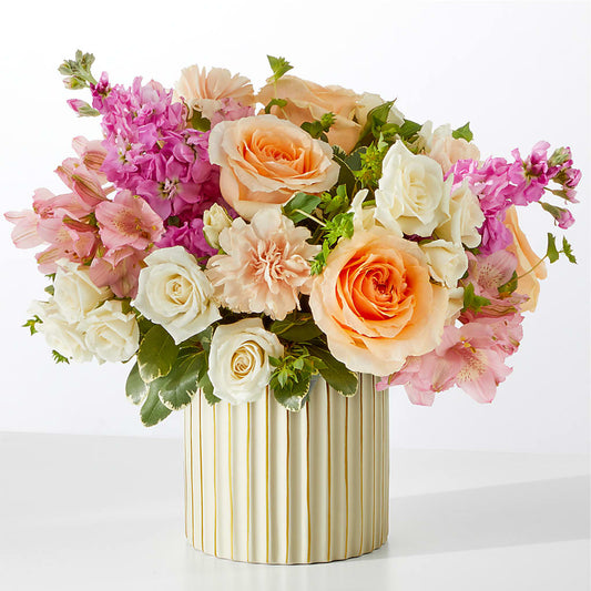 Paradise Bouquet with Ivory Vase –  Valley Flower Shoppe, Waverly NY