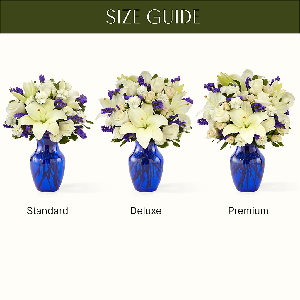 Sapphire Rush Bouquet –  Valley Flower Shoppe, Waverly NY