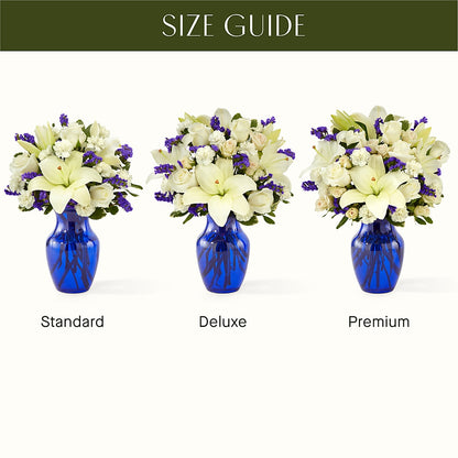 Sapphire Rush Bouquet –  Valley Flower Shoppe, Waverly NY