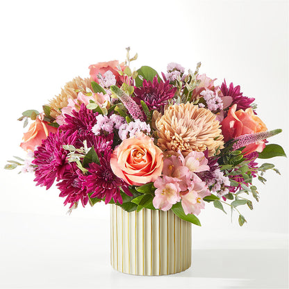 Berry Cobbler Bouquet with Ivory Vase –  Valley Flower Shoppe, Waverly NY
