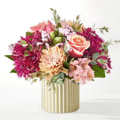 Berry Cobbler Bouquet with Ivory Vase –  Valley Flower Shoppe, Waverly NY