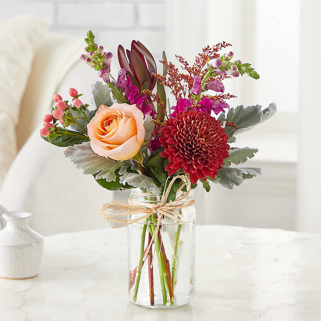 Moody Hues Bouquet –  Valley Flower Shoppe, Waverly NY
