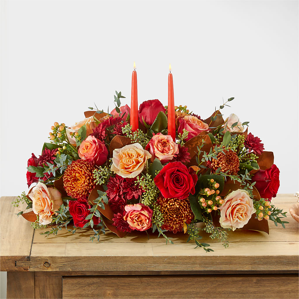 Gather Near Centerpiece –  Valley Flower Shoppe, Waverly NY
