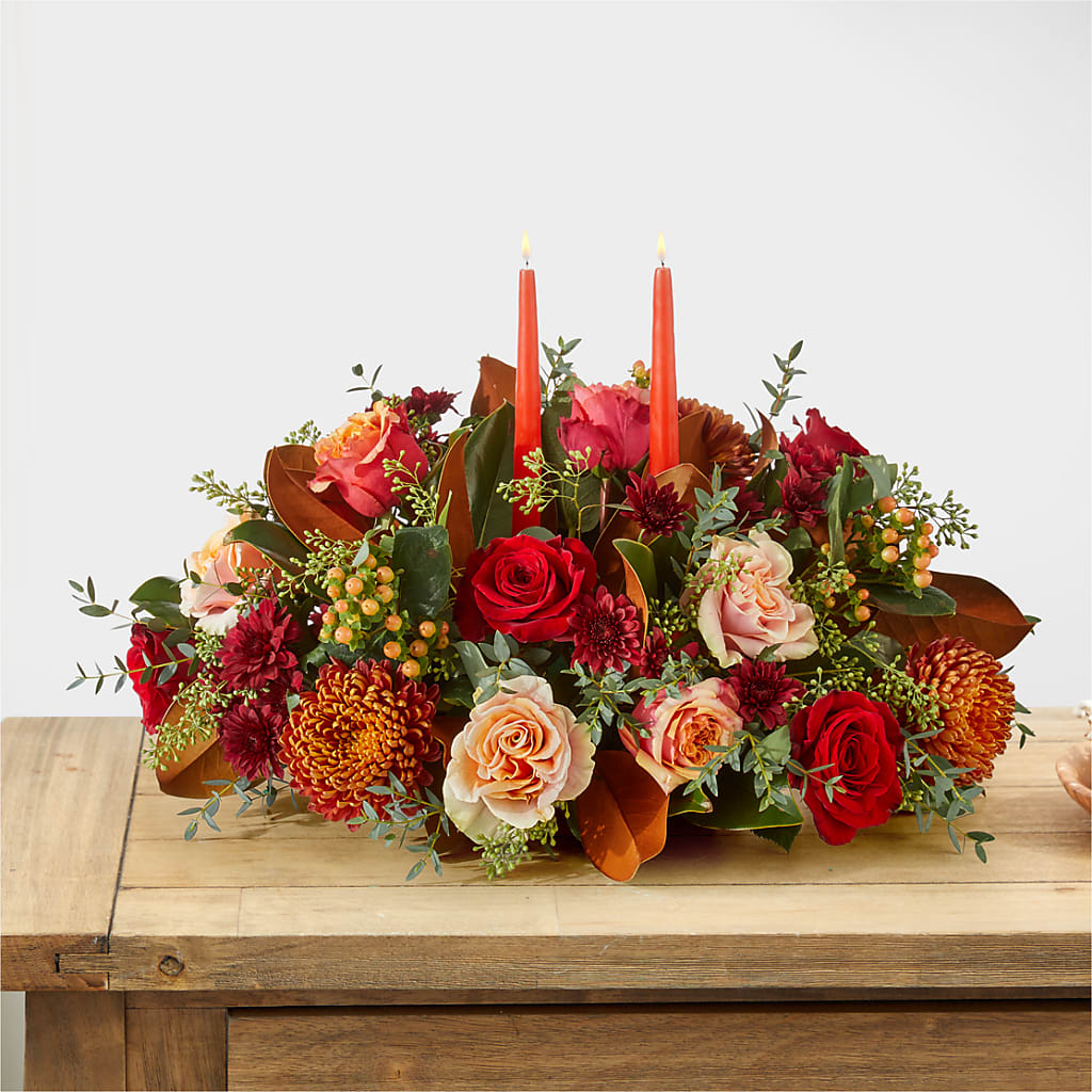 Gather Near Centerpiece –  Valley Flower Shoppe, Waverly NY